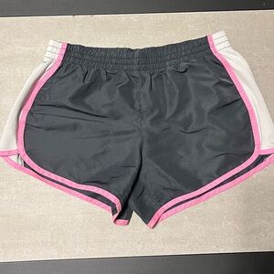 Women's Gray and Pink Athletic Shorts Size S